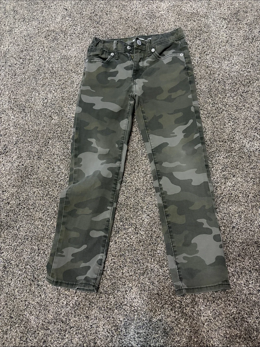 Old Navy Olive Green Camo Jeans